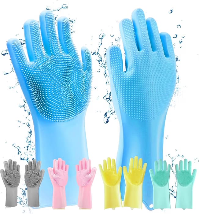 Silicone Cleaning Hand Gloves