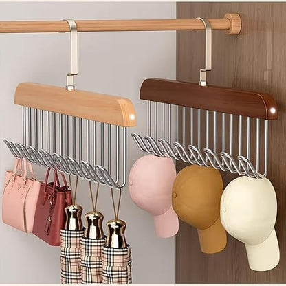 Premium Wooden Belt Hanger for Closet