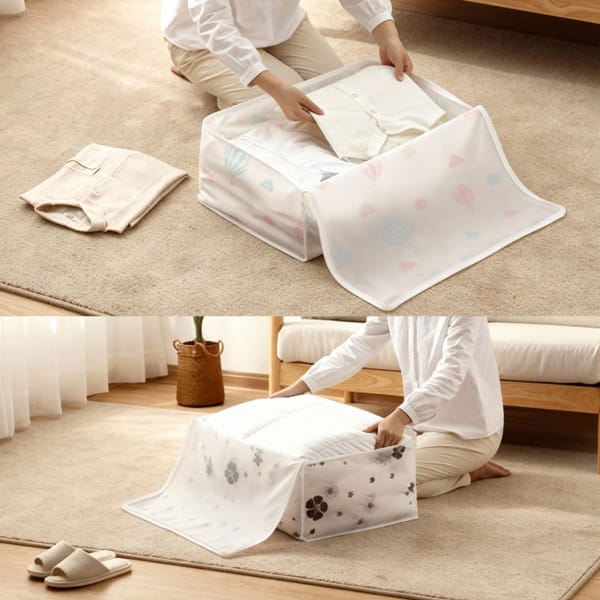 Premium Blanket Storage Organizer