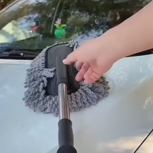 Long Car Duster – Soft Microfiber Brush with Expandable Handle
