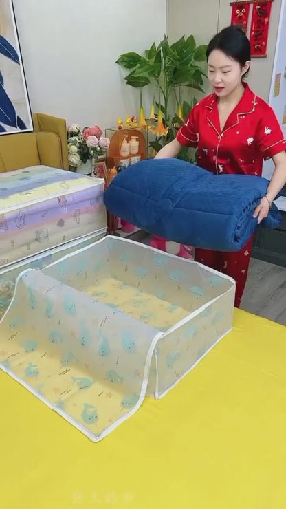 Premium Blanket Storage Organizer