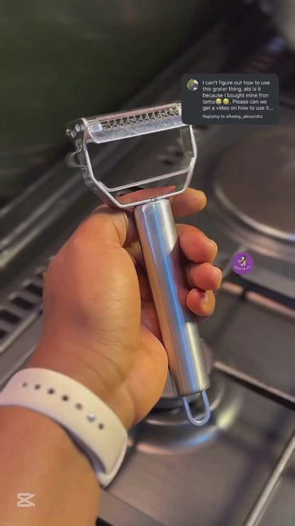 🥕 2-in-1 Stainless Steel Vegetable Peeler